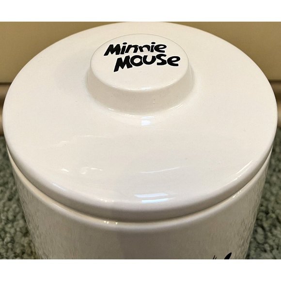 NEW DISNEY MINNIE MOUSE CANISTER COOKIE JAR MICKEY AND FRIENDS COLLECTION - Picture 3 of 4